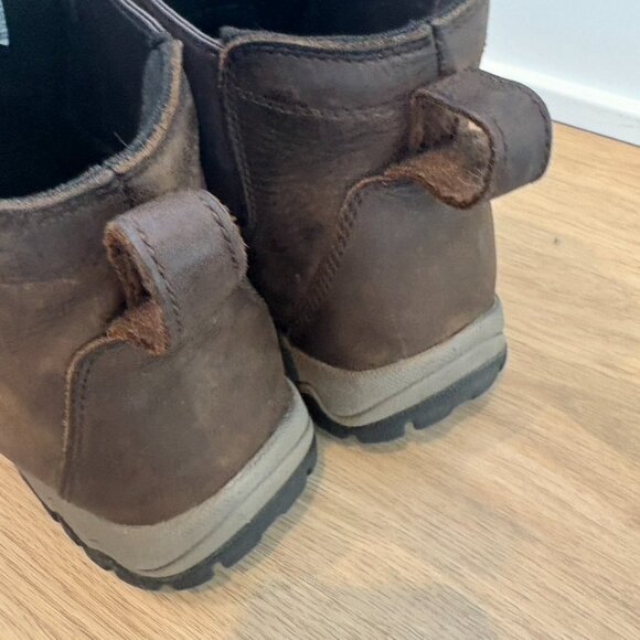 Duluth Trading Co. Mens Wild Boar Casual Slip On Oiled Leather Boots Brown 12 - Picture 4 of 8